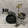 Basix Kid's 3-Piece Drum Kit Black