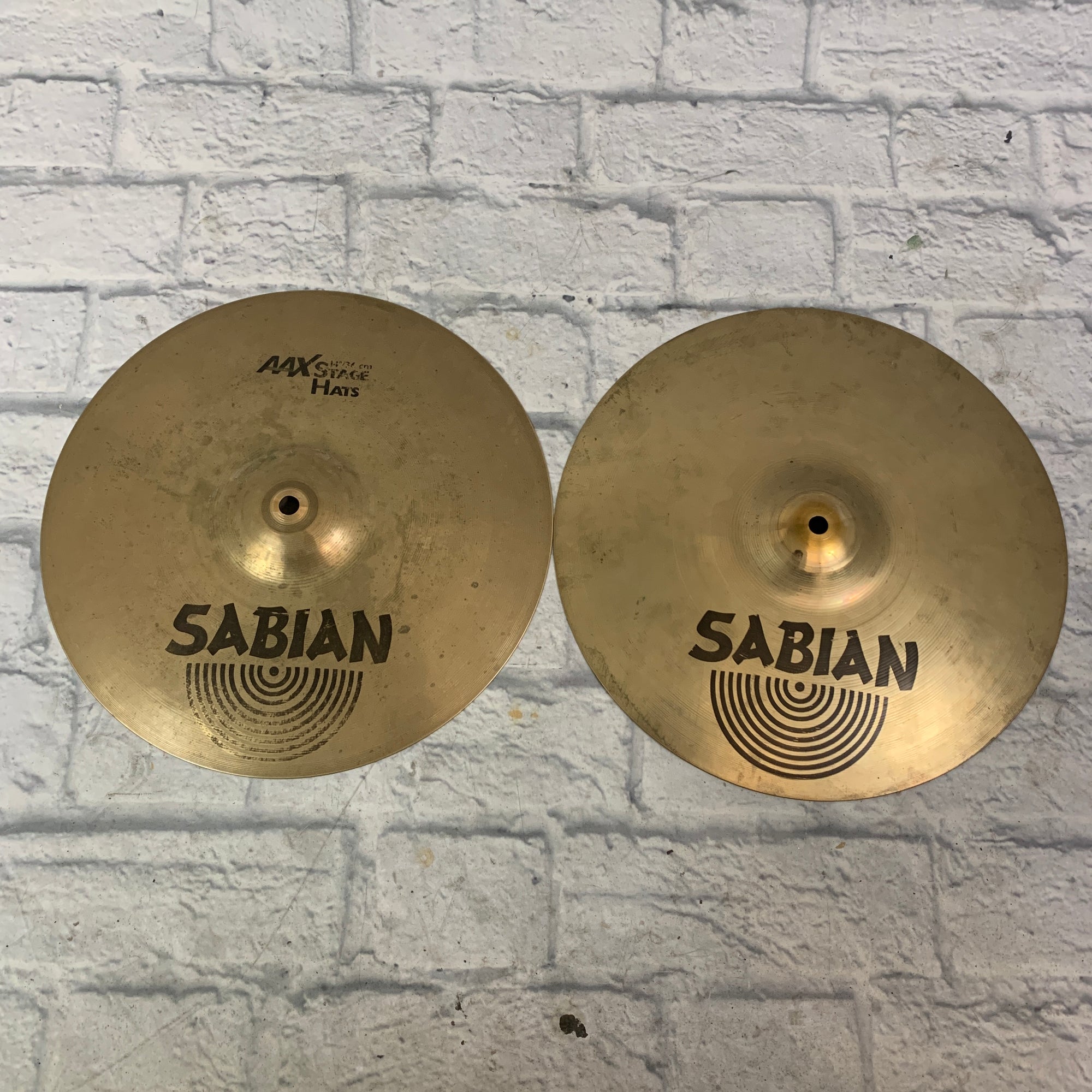 Sabian 14" AAX Stage Hats Hi Hats (pair)