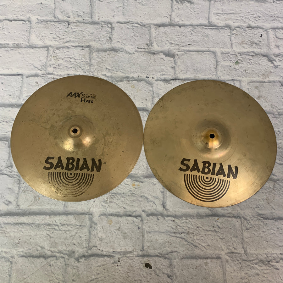 Sabian 14" AAX Stage Hats Hi Hats (pair)