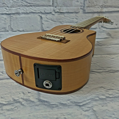Lanikai FM-CEC Flame Maple Concert Ukulele with Fishman Pickup System