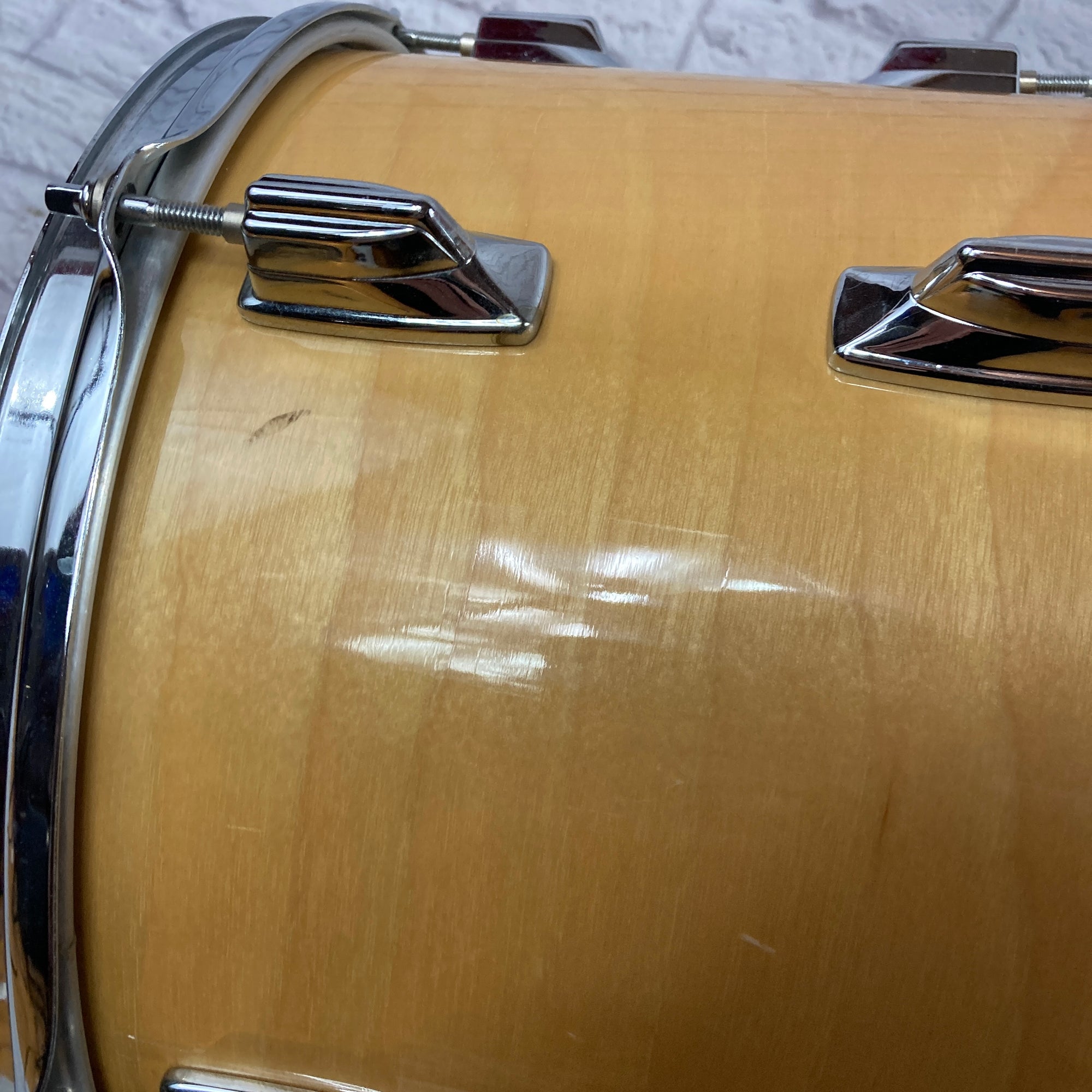 Vintage 80s Tama Superstar 13 x 9 Natural Maple Rack Tom