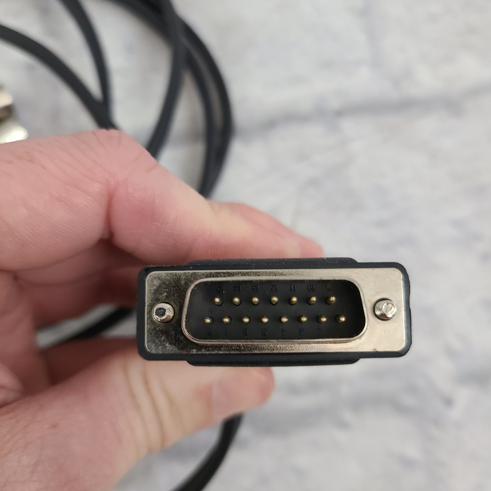 Dual MIDI to DB15 (Gameport, Soundcard, Joystick) Cable