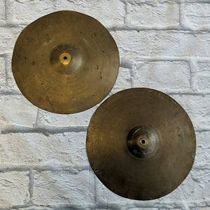 Vintage Made in Japan 14" Hi Hats Hi Hats