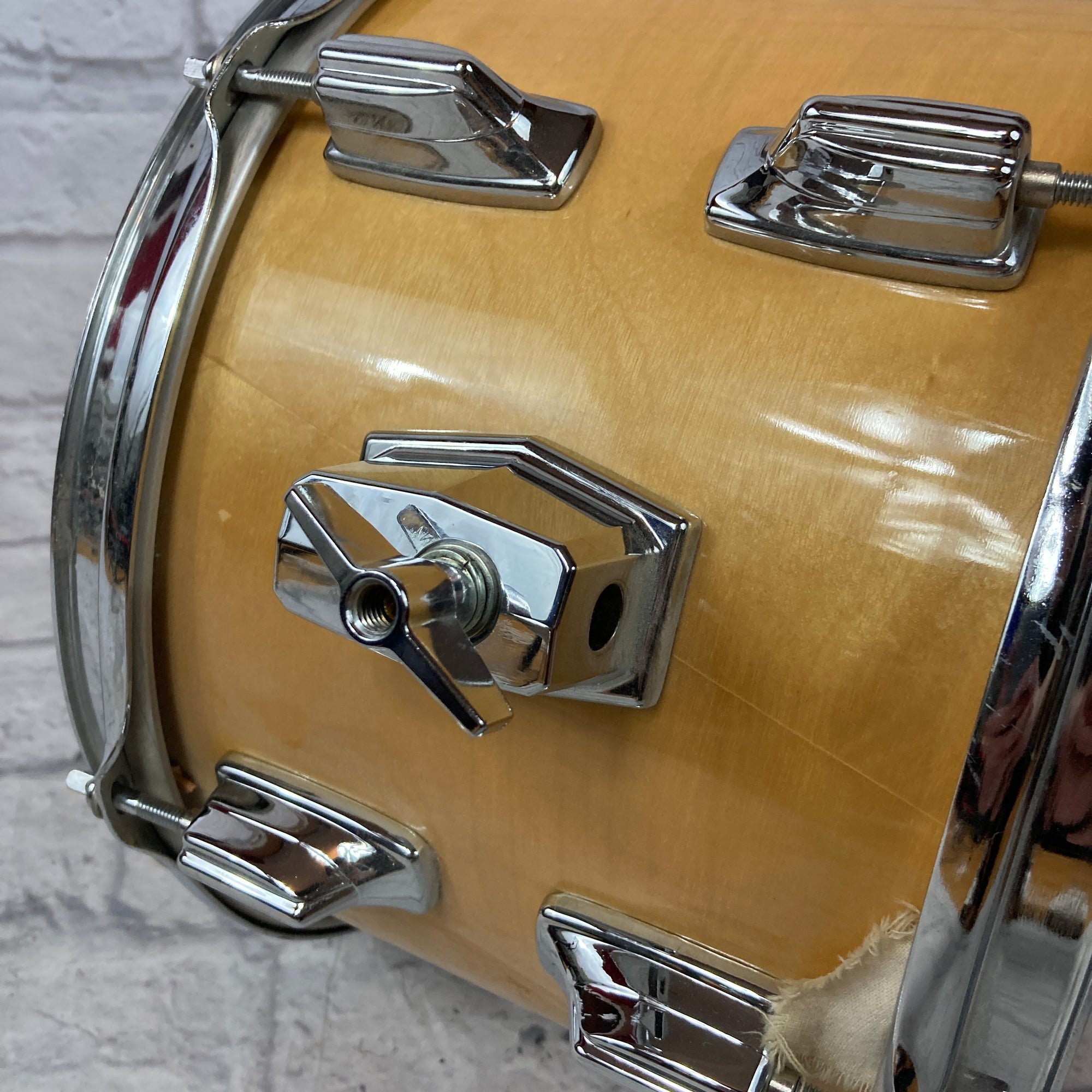Vintage 80s Tama Superstar 12 x 8 Natural Maple Rack Tom