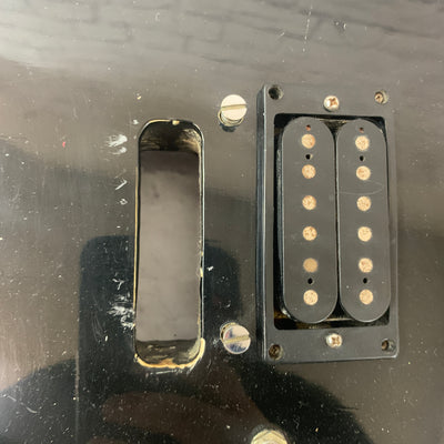 Unknown Black Electric Guitar Body 2HB