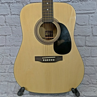 Rogue RA-090-NA Acoustic Guitar Natural as-is