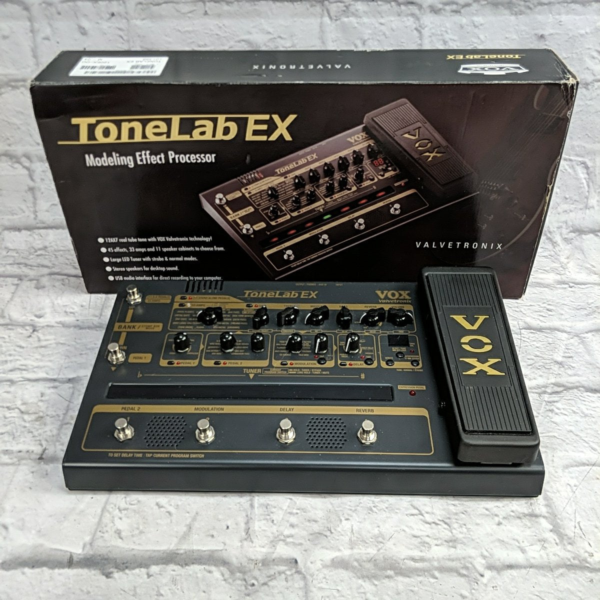 vox valvetronix pedal Vox Valvetronix Tonelab EX Effects Pedal