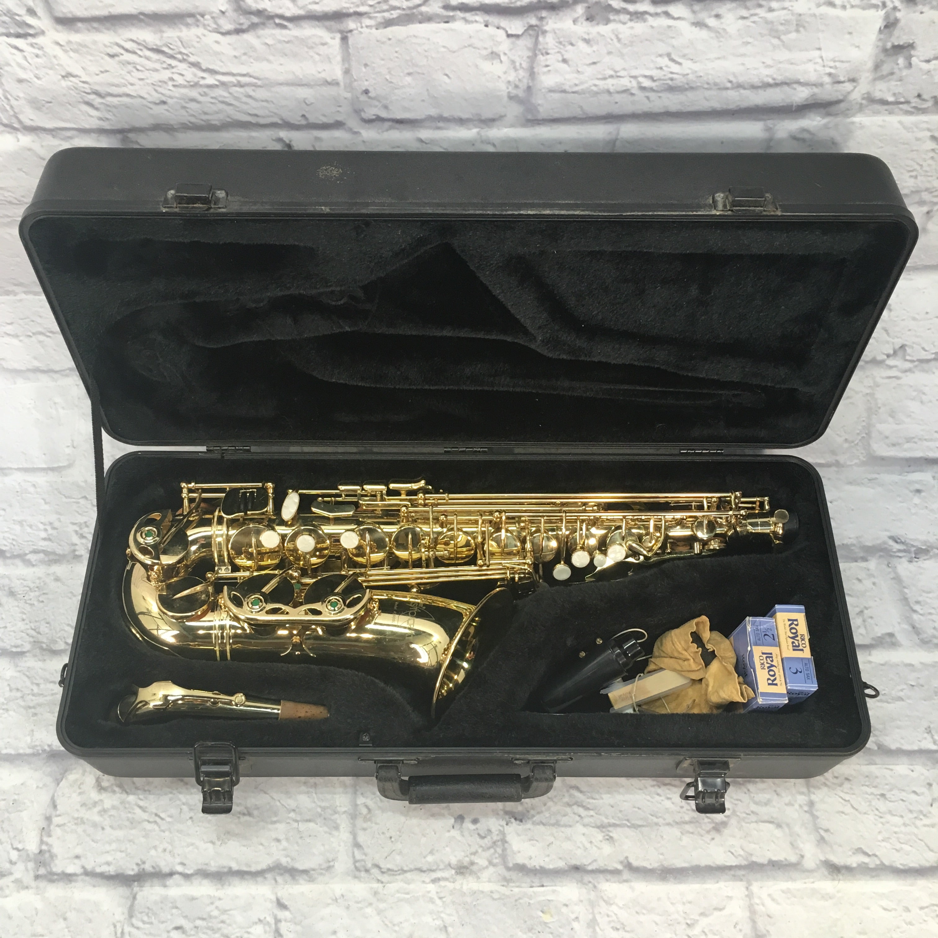 【一部予約！】 Alto AS600L Aristocrat Selmer Saxophone Case with 管楽器・吹奏楽器