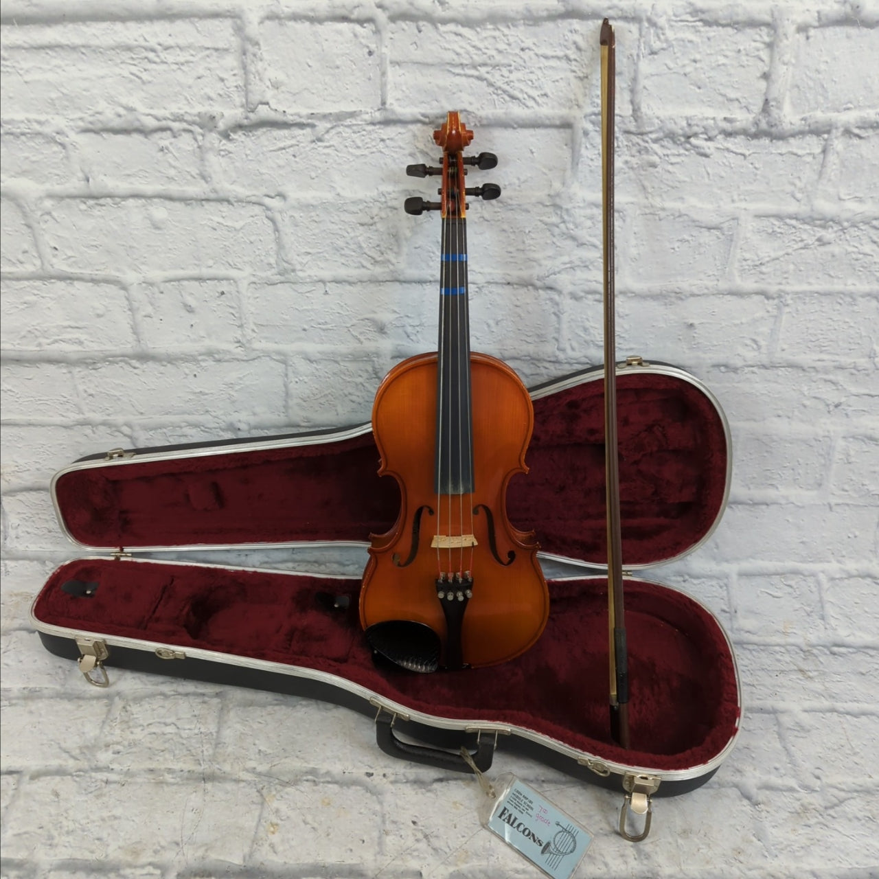 Knilling 14" Student Viola with Hard Case and Bow (4/4 Violin Size)