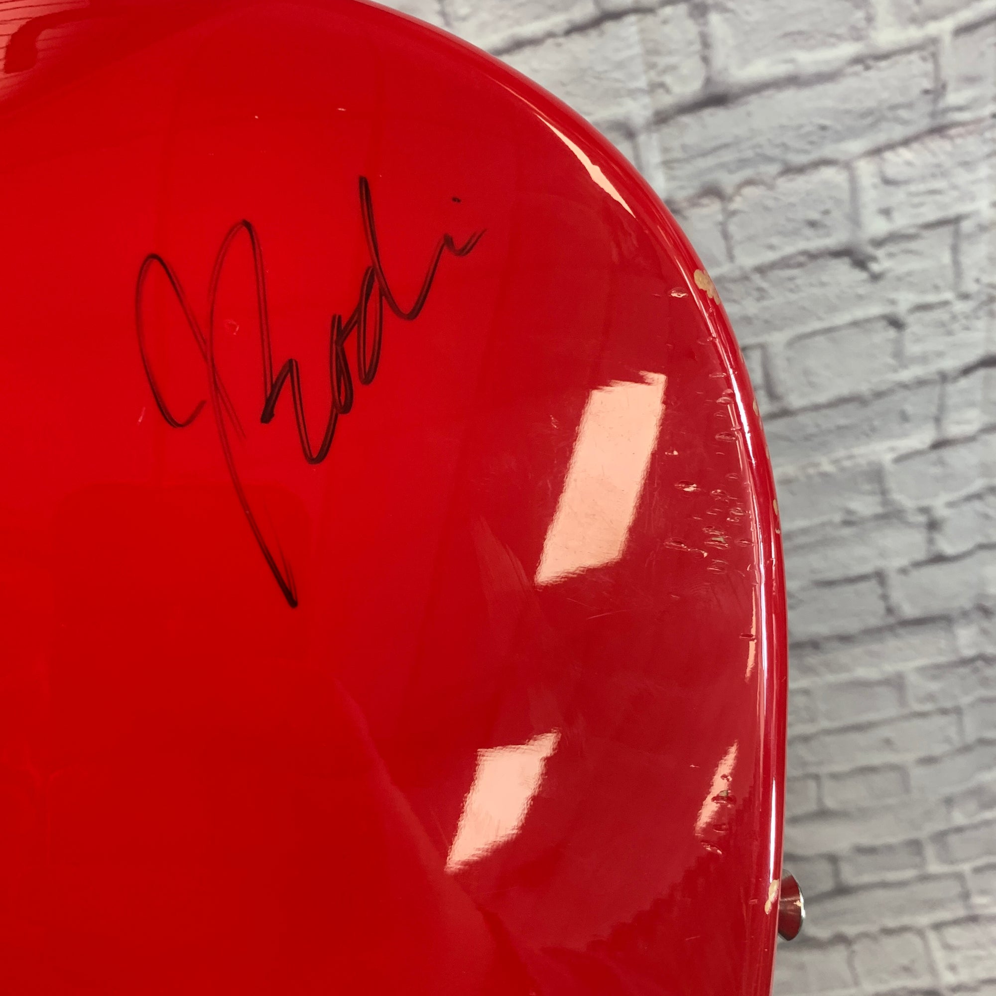 Squier P Bass Red 4 String Bass Guitar