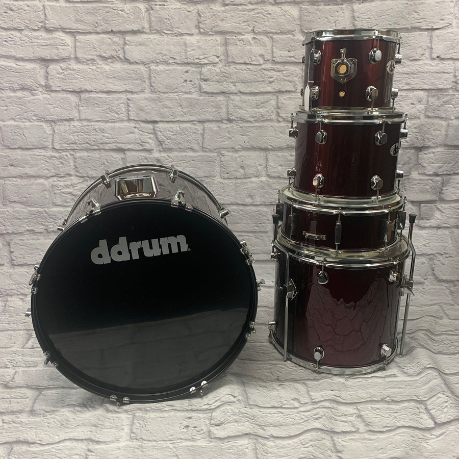 DDrum D2 5pc Drum Set Wine Red