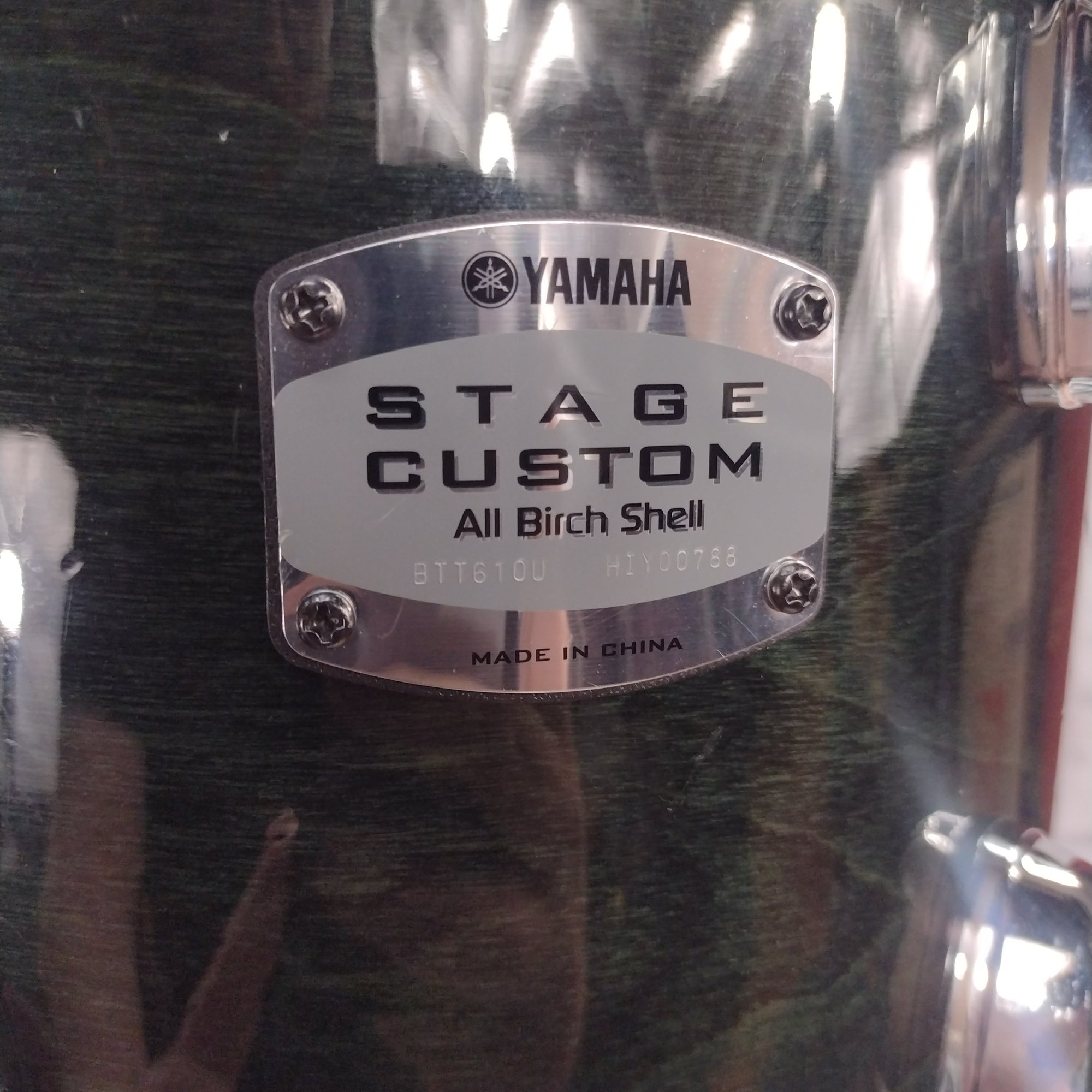Yamaha Stage Custom All Birch Drum Kit Emerald Stain