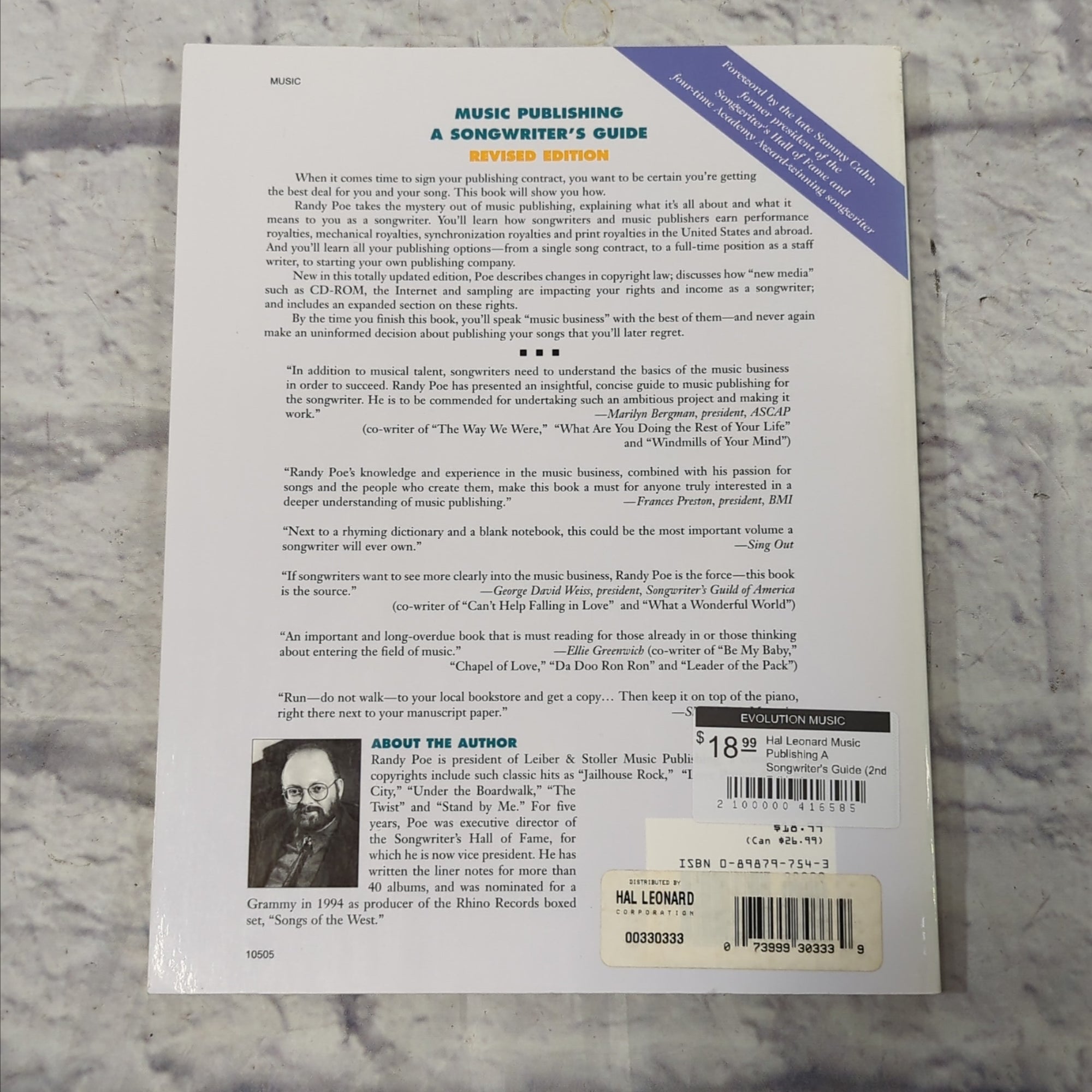 Hal Leonard Music Publishing A Songwriter's Guide (2nd Edition)