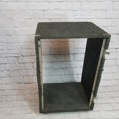 16U Carpeted Rolling Rack Case