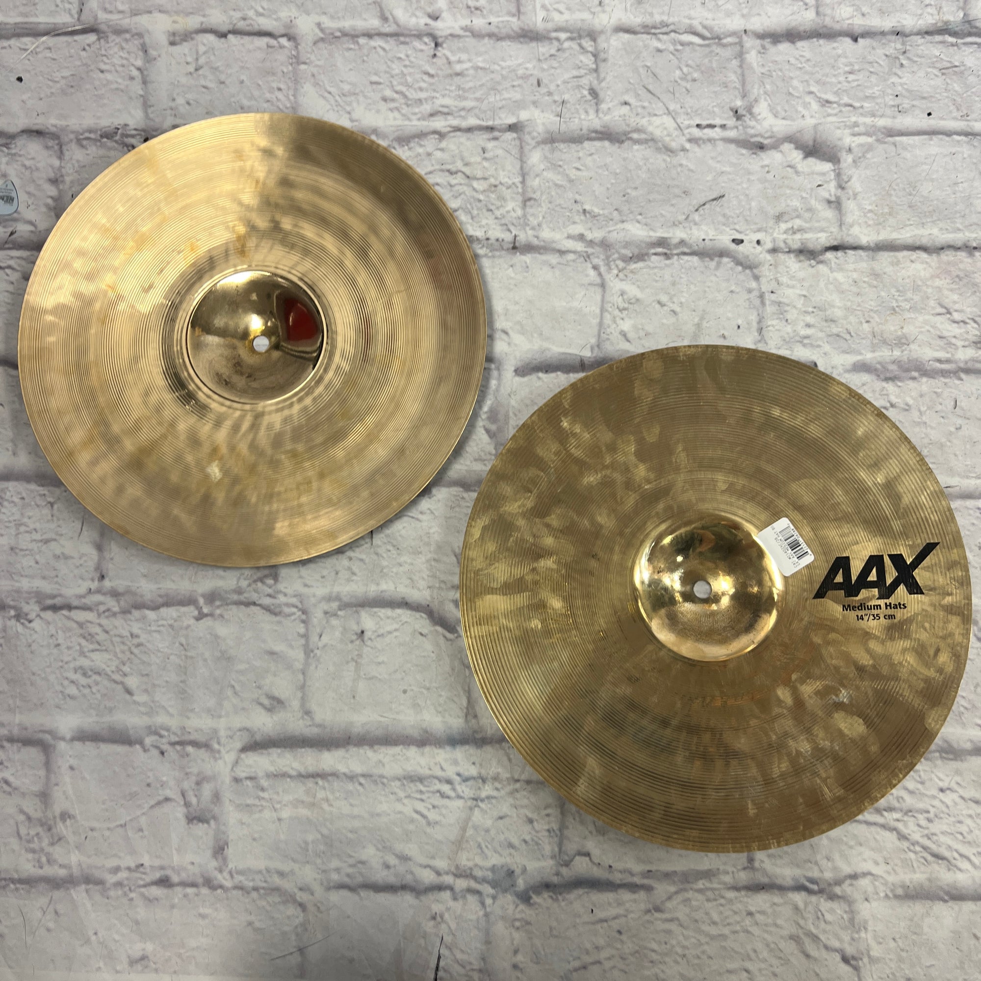 Sabian 14 AAX Medium Hi Hat Cymbal Pair