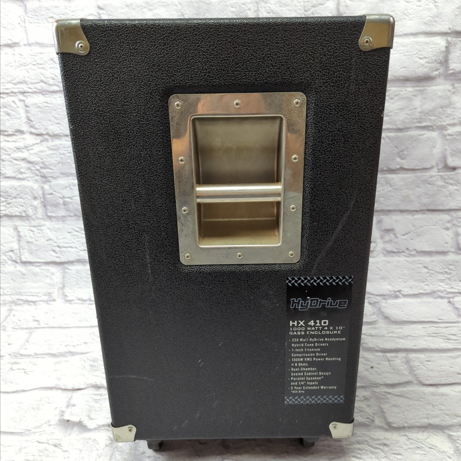 Hartke Hydrive 410 Bass Guitar Speaker Cabinet (4x10", 1000 Watts)