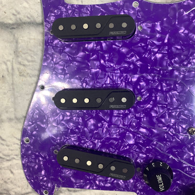 Fishman Fluence Loaded Stratocaster Pickguard Purple Pearloid
