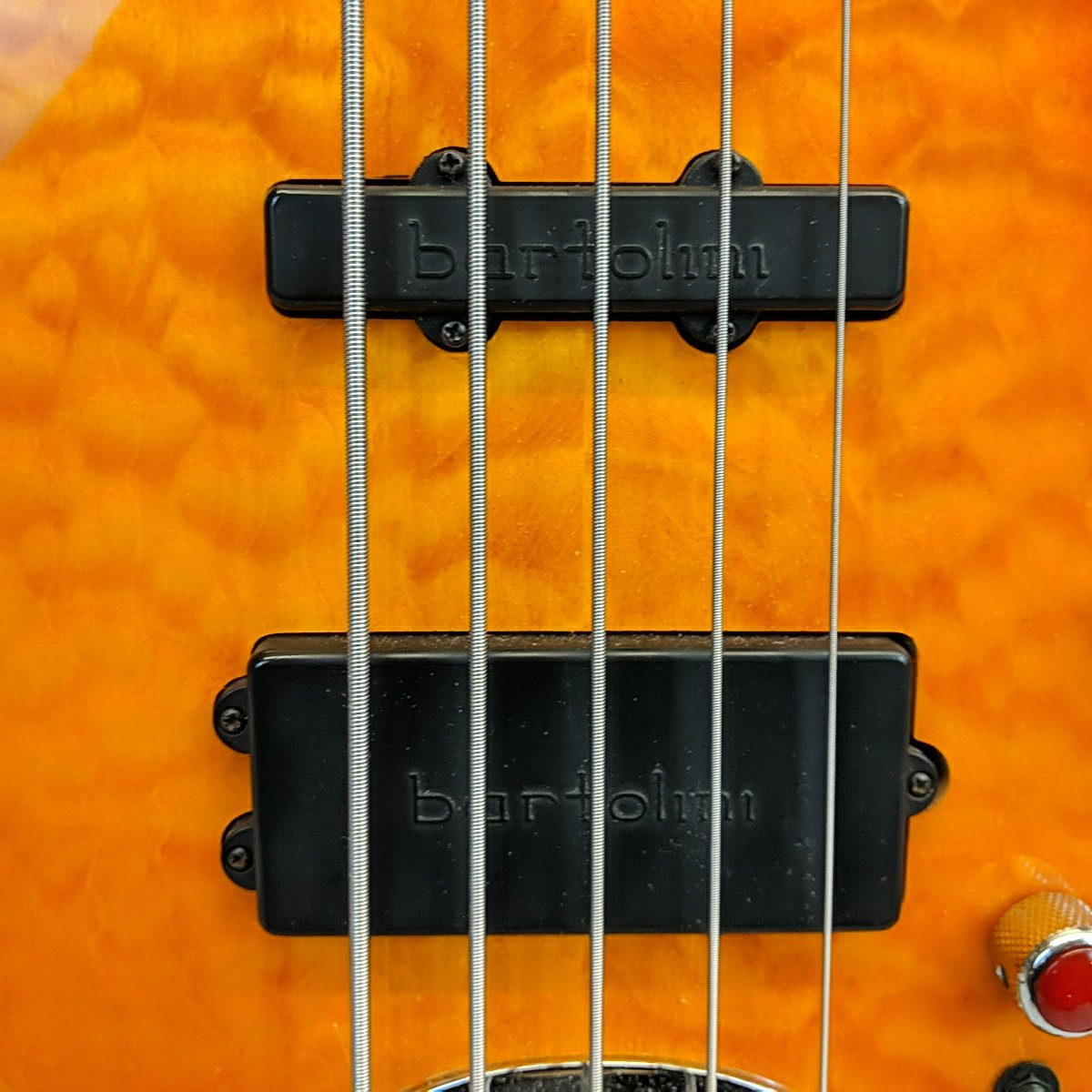 2015 Lakland 55-02 Deluxe Cherry Sunburst Finish 5 String Electric Bass Guitar w/ case