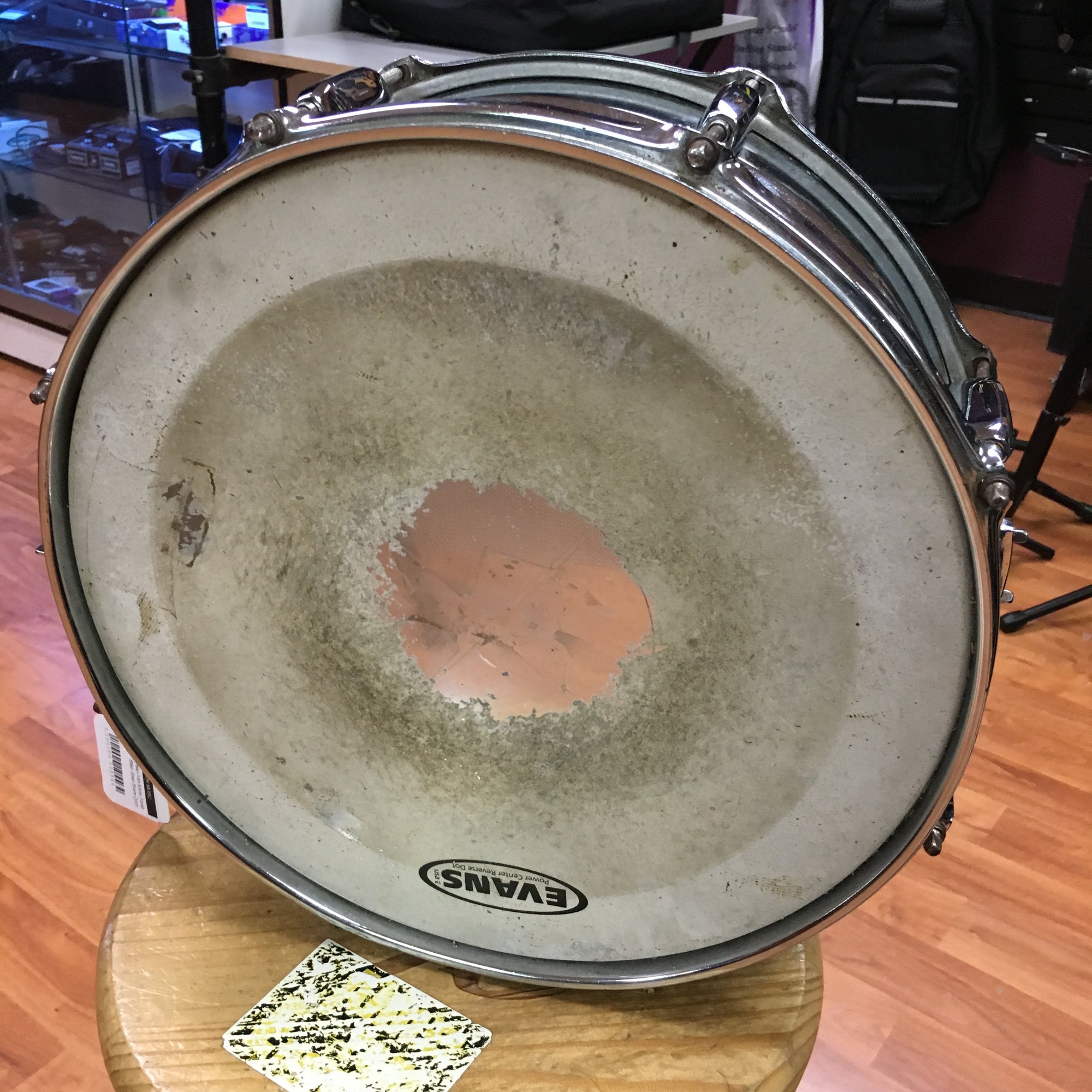 Pearl 14in Mirror Finish Steel Shell Snare Drum