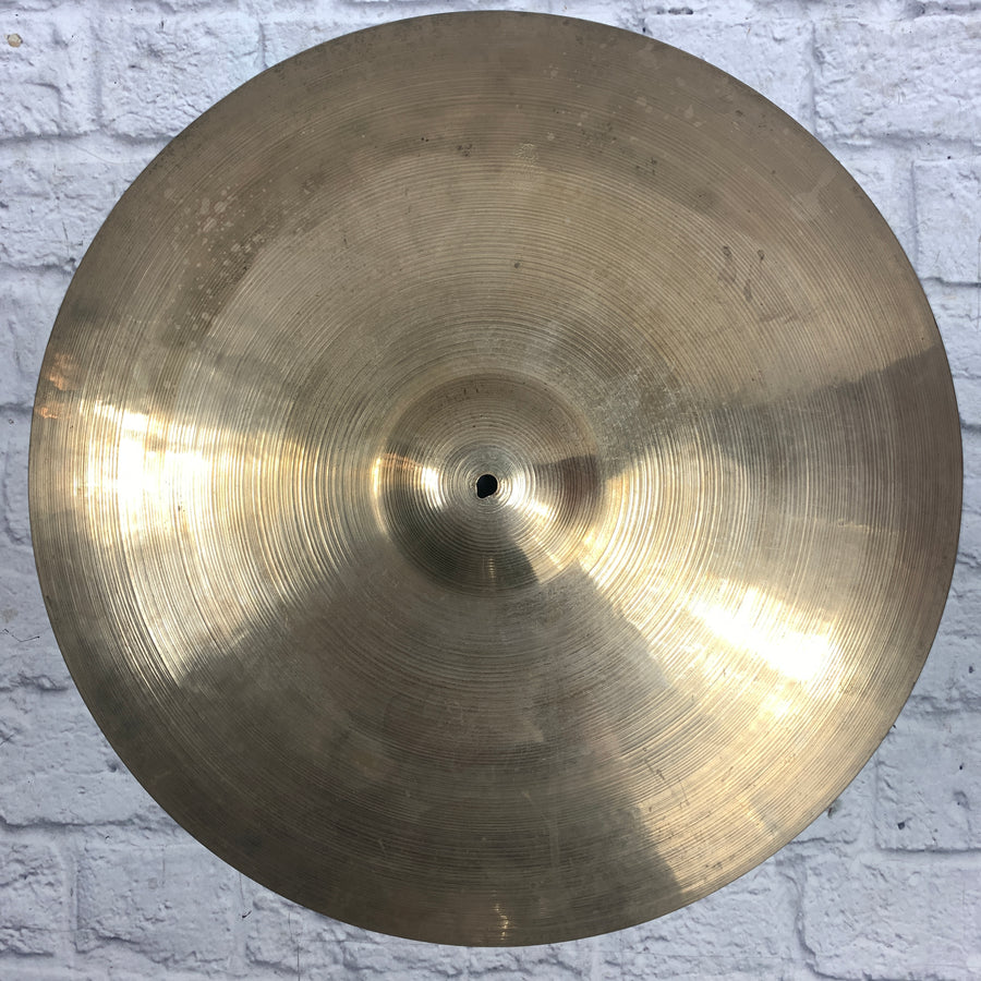 Vintage Zildjian 24 Ride Cymbal