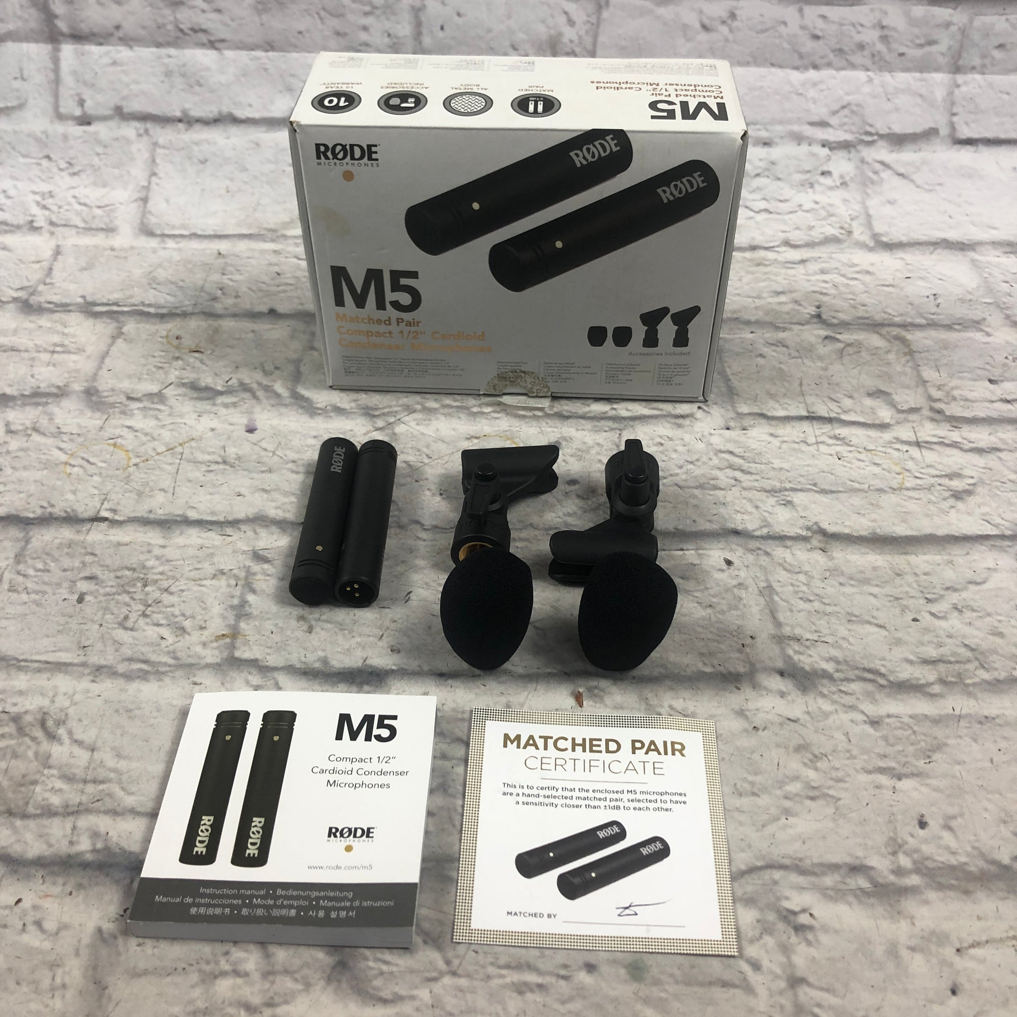 Rode M5 Matched Pair of Condenser Microphones