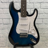 BC Solid Body Strat Style Electric Guitar - Blue Burst