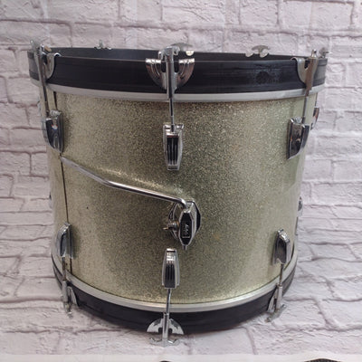 Ludwig Vintage 1960s 20 Silver Sparkle Bass Drum