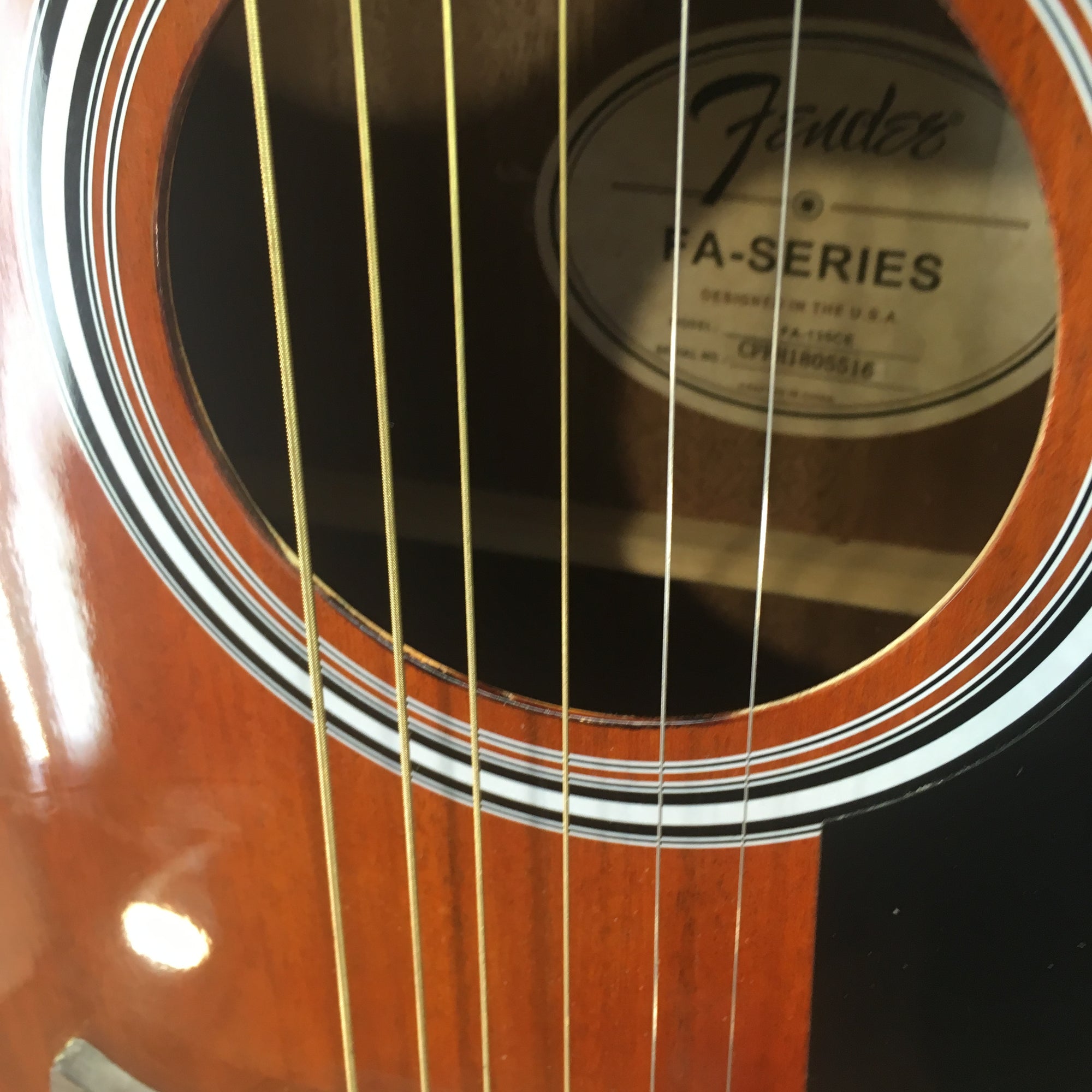 Fender FA-135CE Acoustic Guitar w Built In Pickup and Tuner