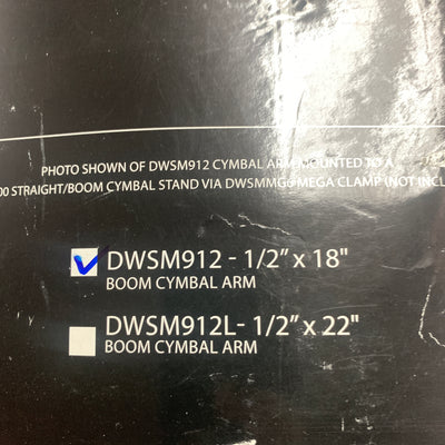 DW SM912 Boom Cymbal Arm