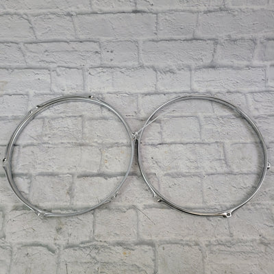 Drum Factory Direct 14" 6-Hole 2.3mm Triple-Flange Hoop (Pair)
