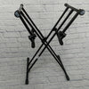 On Stage  Double Keyboard Stand