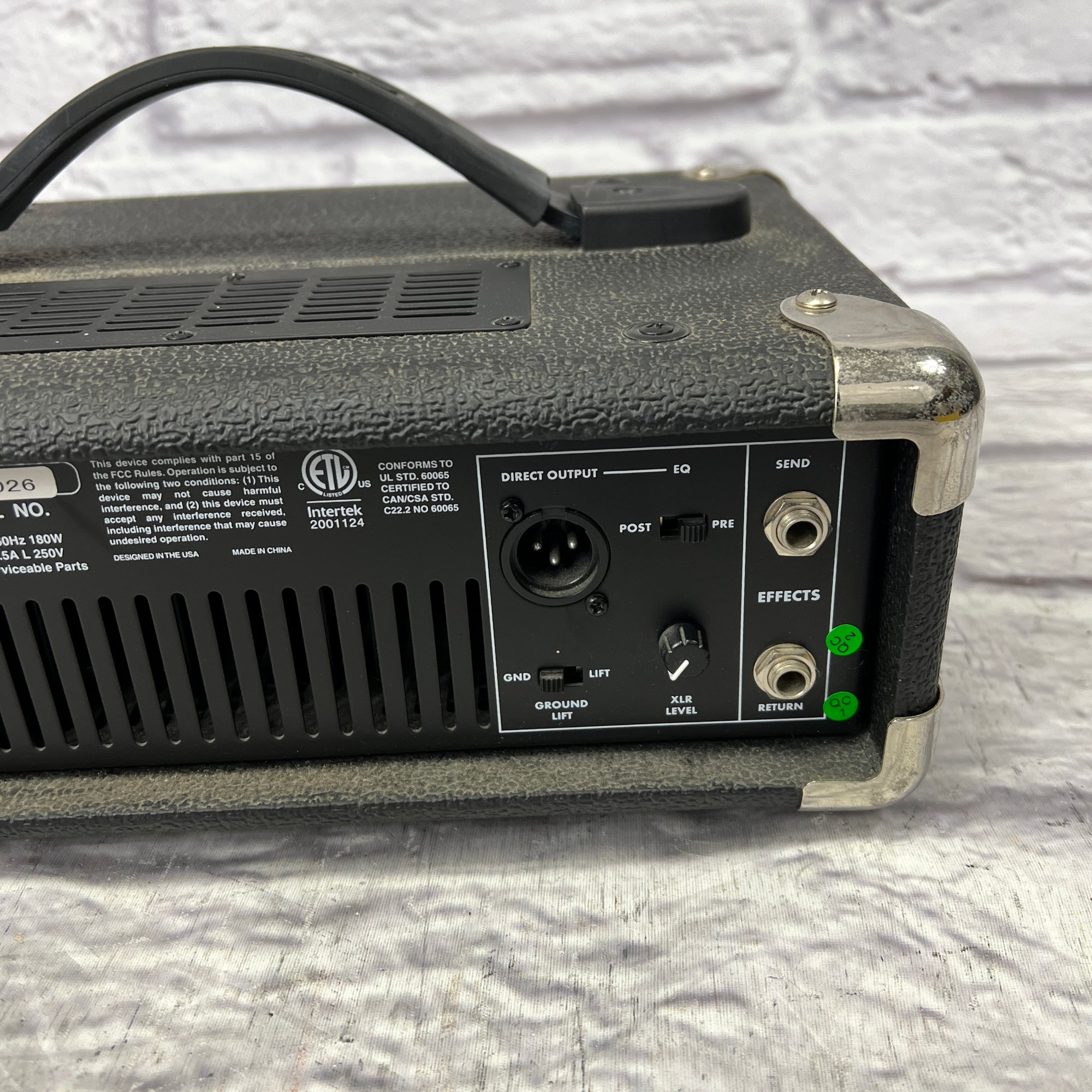 Acoustic 260 Mini Stack Bass Amplifier