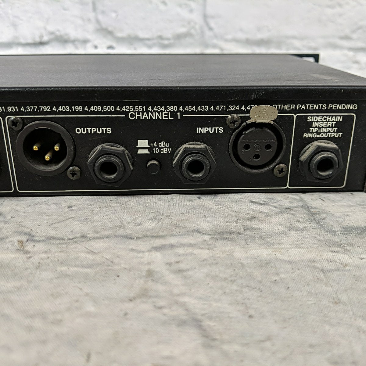 dbx 166XL Compressor / Limiter / Gate Rack