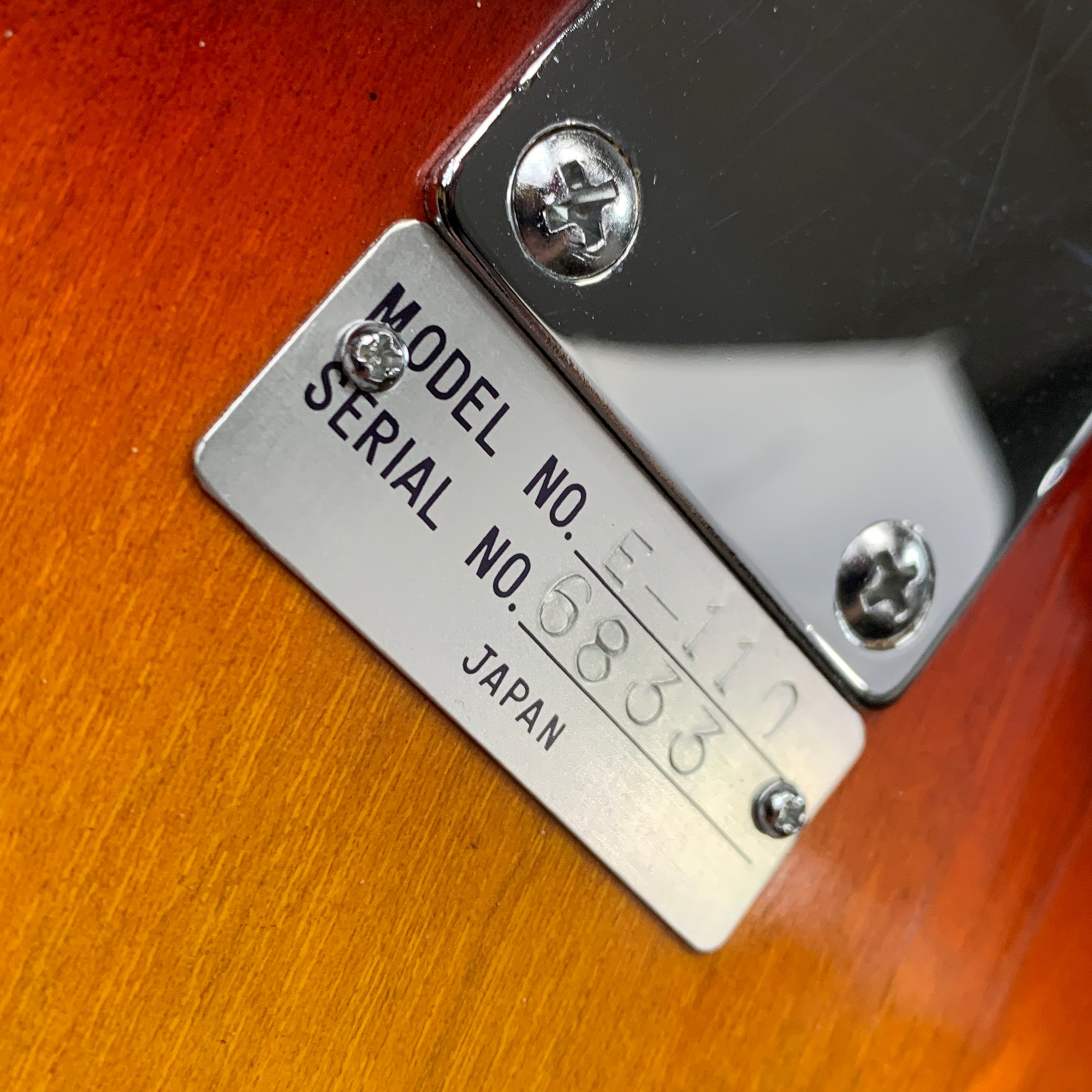 Vintage Del Rey E-110 MIJ Sunburst Electric Guitar