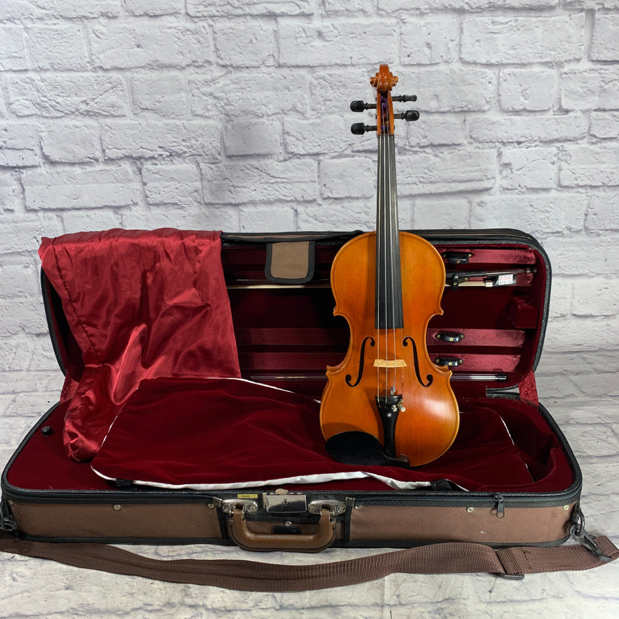 Handmade Franz Sandner Artist No. 63F 4/4 Violin w/ Zipper Case