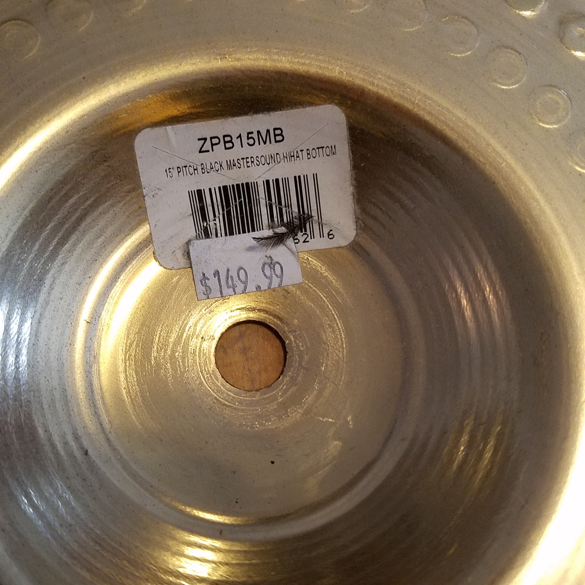 Zildjian 15in Pitch Black Mastersound Hi Hat Cymbal Pair ZPB15MB