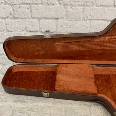 Unknown Brown Hard Case For Electric Guitar