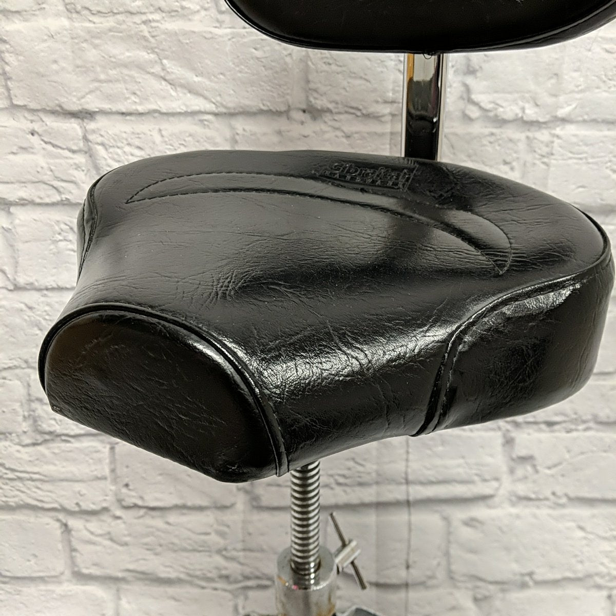 Gibraltar Saddle Style Drum Throne with Back Rest
