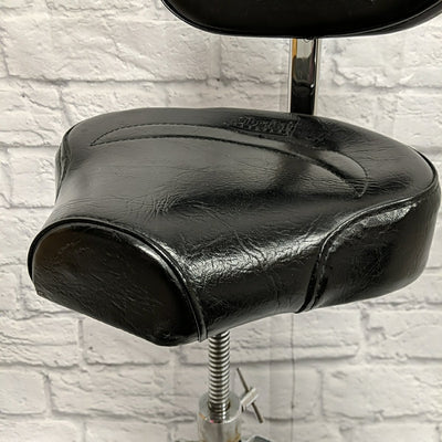 Gibraltar Saddle Style Drum Throne with Back Rest