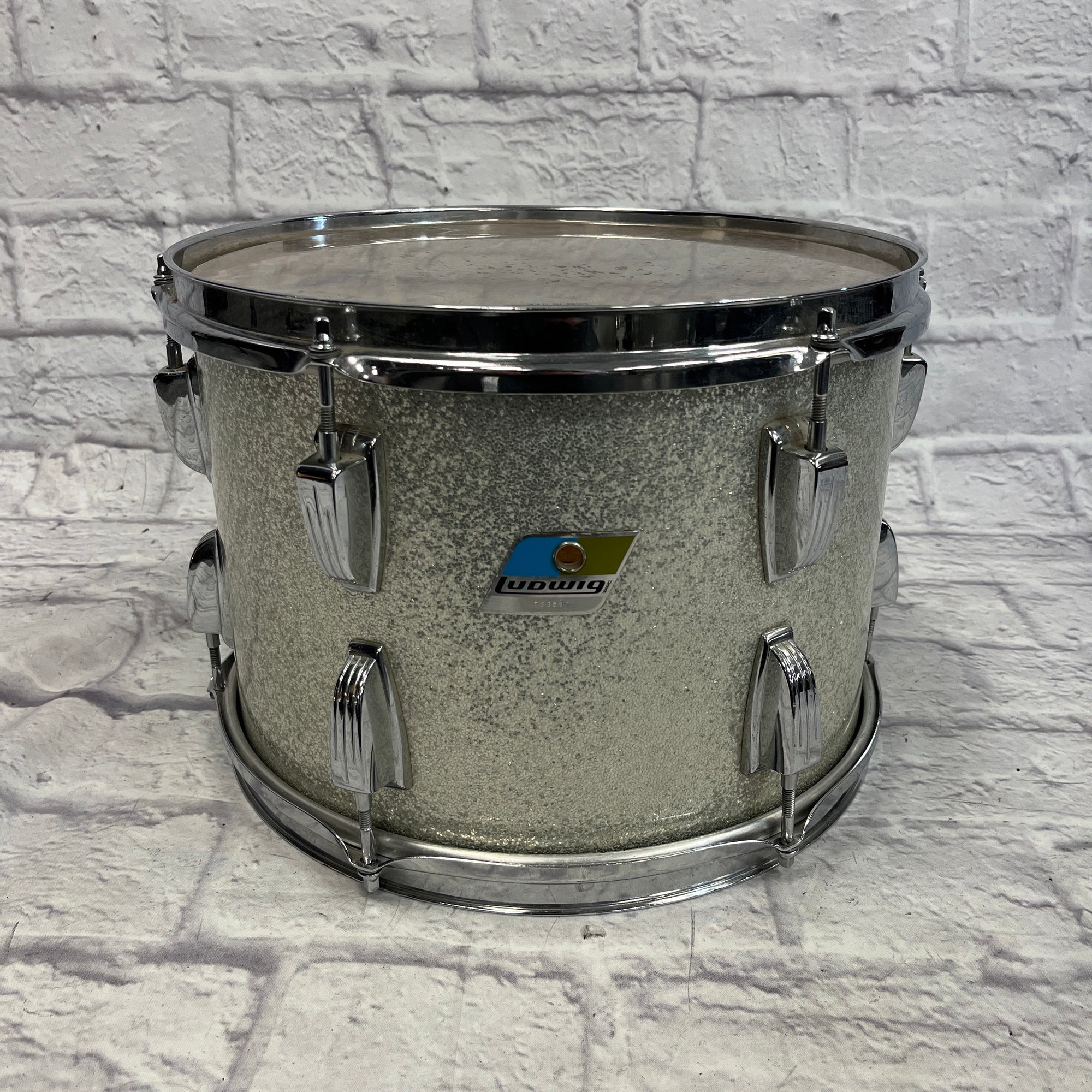 Ludwig Silver Sparkle Blue and Olive 13x9" Tom
