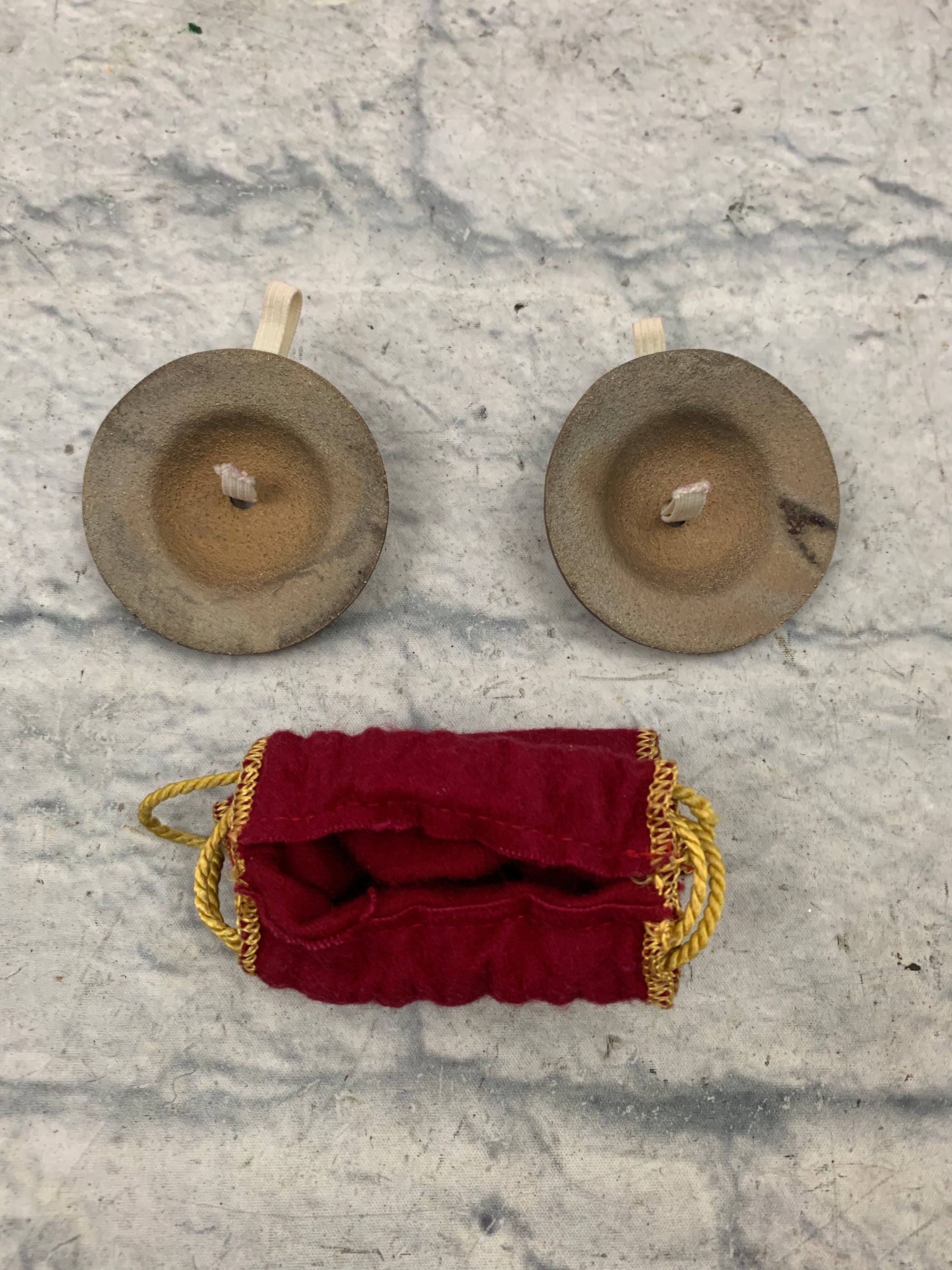 Zildjian Thick Finger Cymbals Pair with Bag