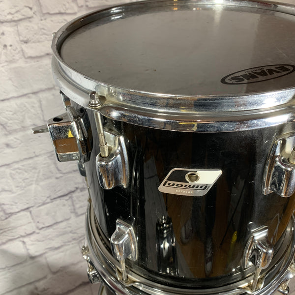 Ludwig Rocker 5 Piece Drumkit Black - Evolution Music