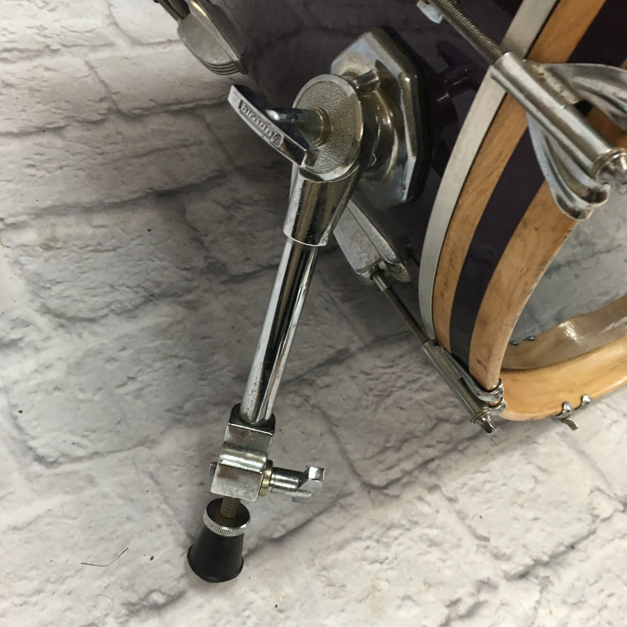 Vintage 1960 - 1963 Ludwig 22x14 Purple Bass Drum