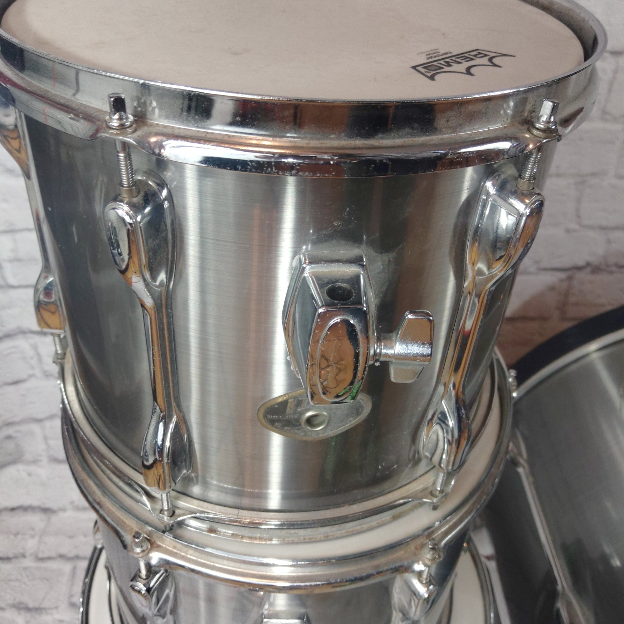 Tama Rockstar Brushed Chrome MIJ 4 Piece Drum Kit