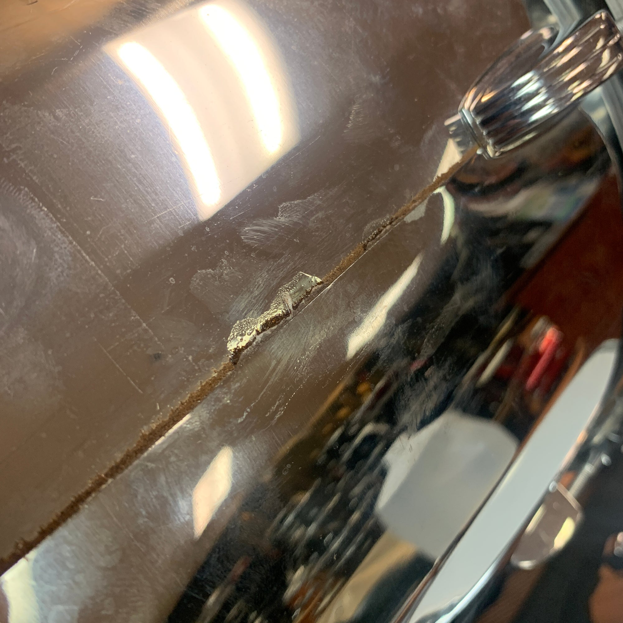 Ludwig 13 Chrome Over Vistalite Tom