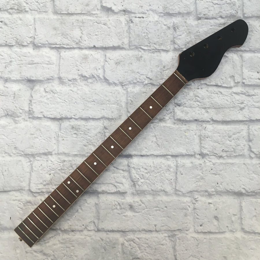 Vintage 1960s Short Scale Bass Guitar Neck (E) Rosewood Fretboard Made in Japan
