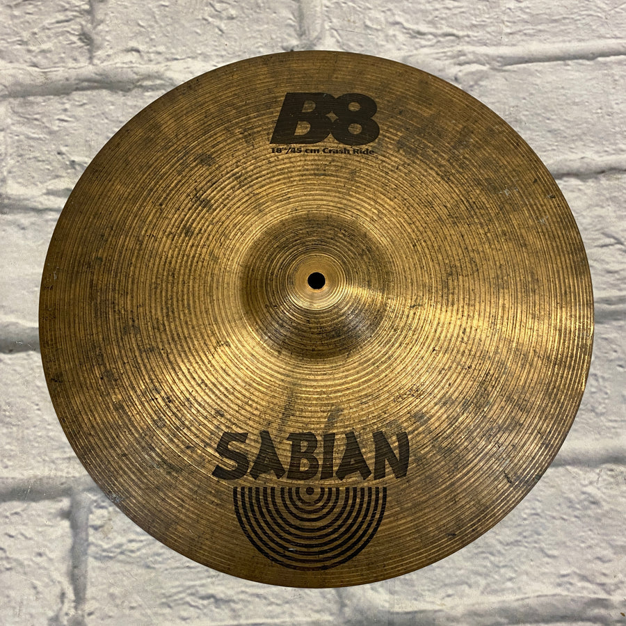 Sabian B8 18" Crash Ride Cymbal