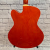 Aria Pro II FA-80 Hollow Body Electric Guitar Orange
