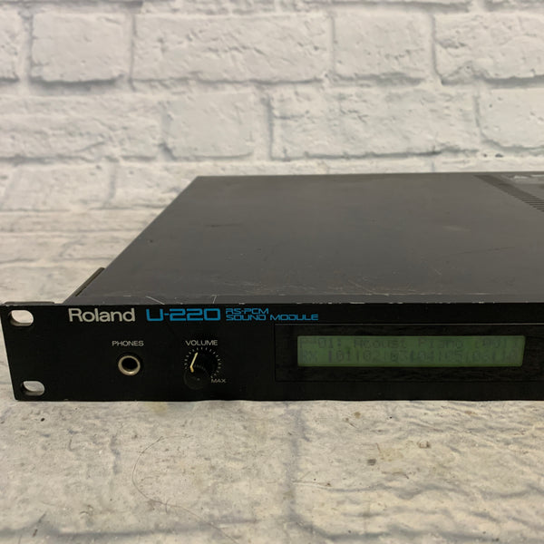Roland U-220 RS PCM Sound Module Rackmount Synth - Evolution Music