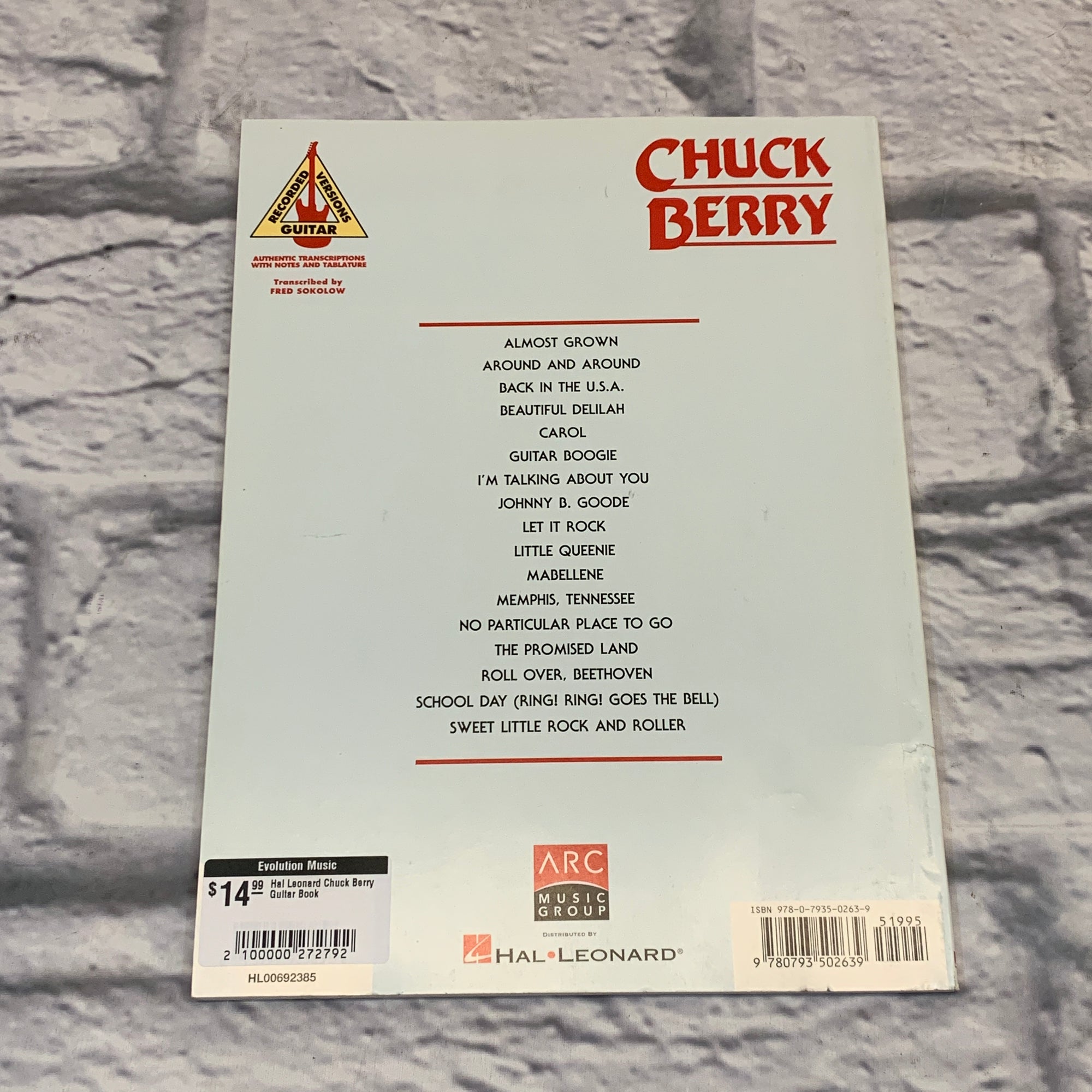 Hal Leonard Chuck Berry Guitar Book